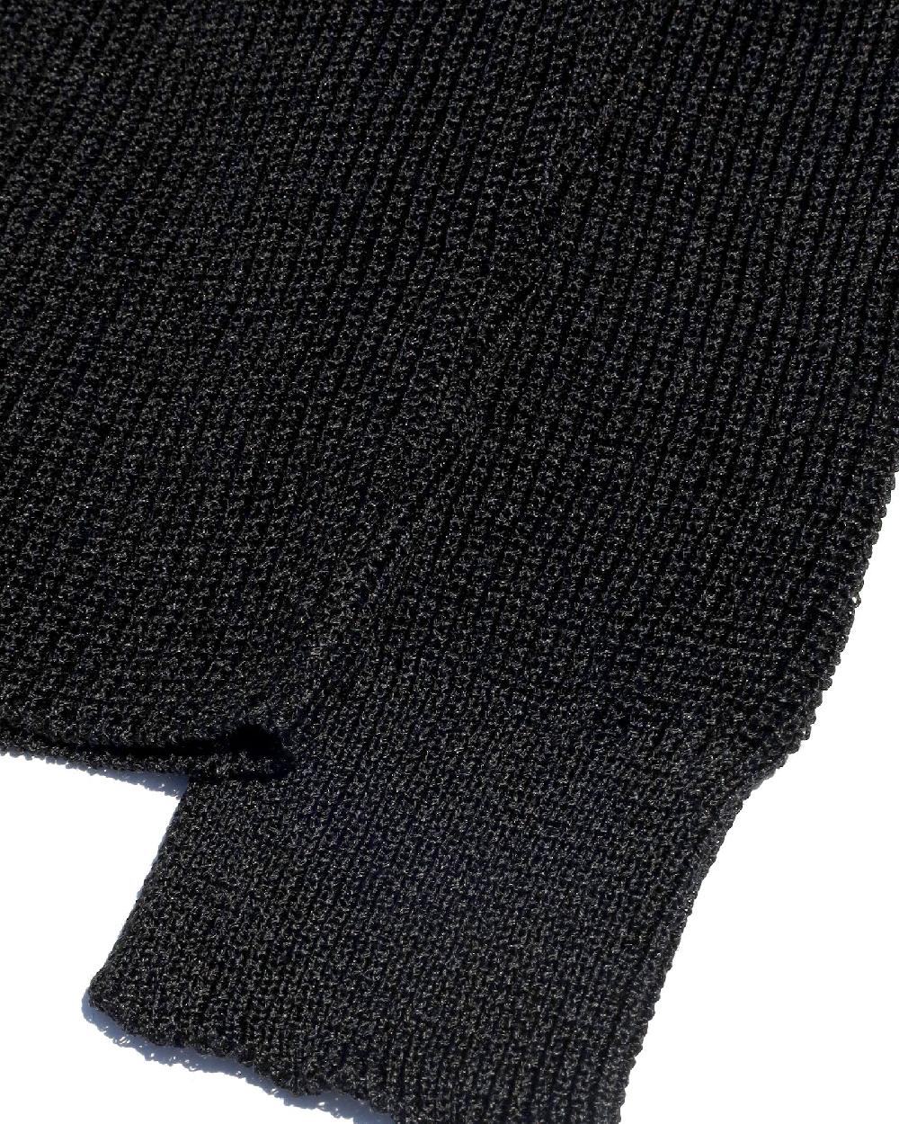 Anonymous Ism Fine Rib Crew Neck Anonymous Ism Apparel Black