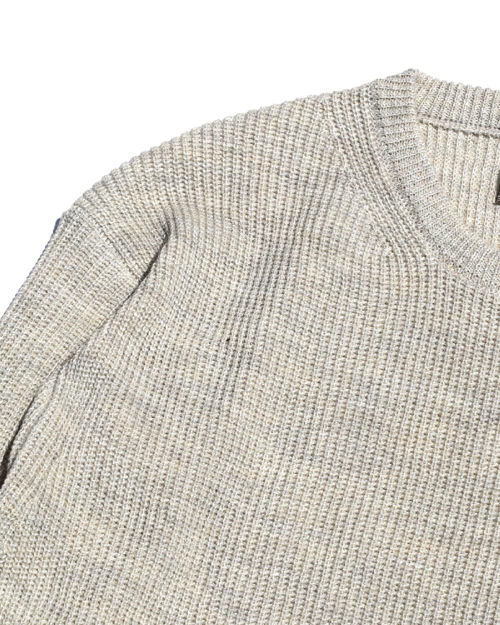 Anonymous Ism Fine Rib Crew Neck Anonymous Ism Apparel Oatmeal