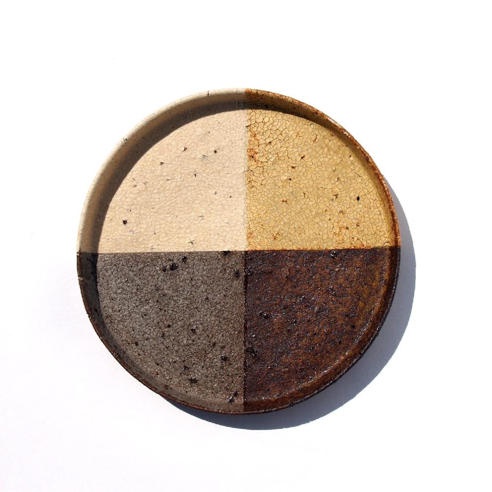 anonymous ism FUTOSHI Y. Divided Glazed RND Plate Homewear-Futoshi-Y Multi