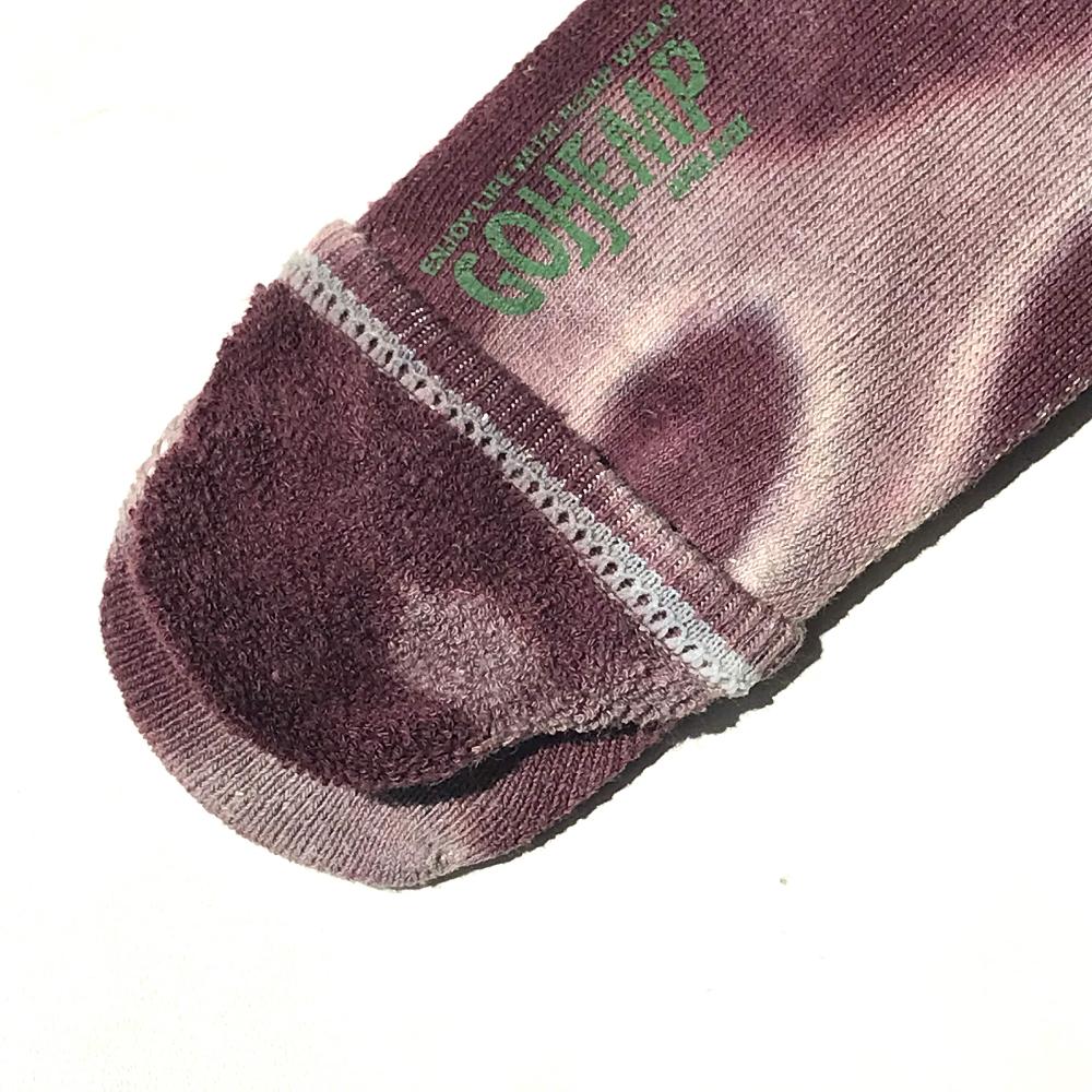 Anonymous Ism GOHEMP Tie-dye Pile Shoes-In Socks D.Violet