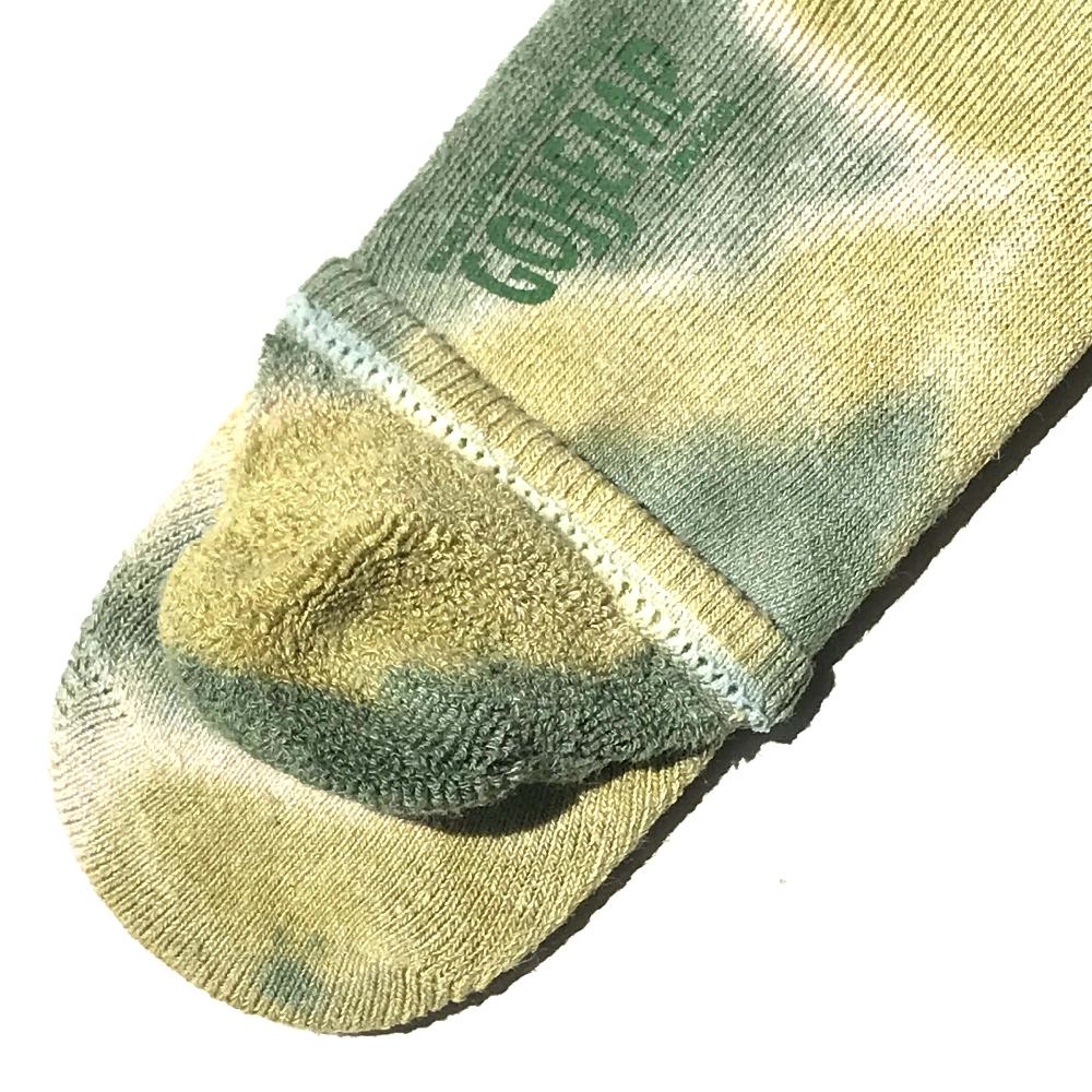 Anonymous Ism GOHEMP Tie-dye Pile Shoes-In Socks Green Melange