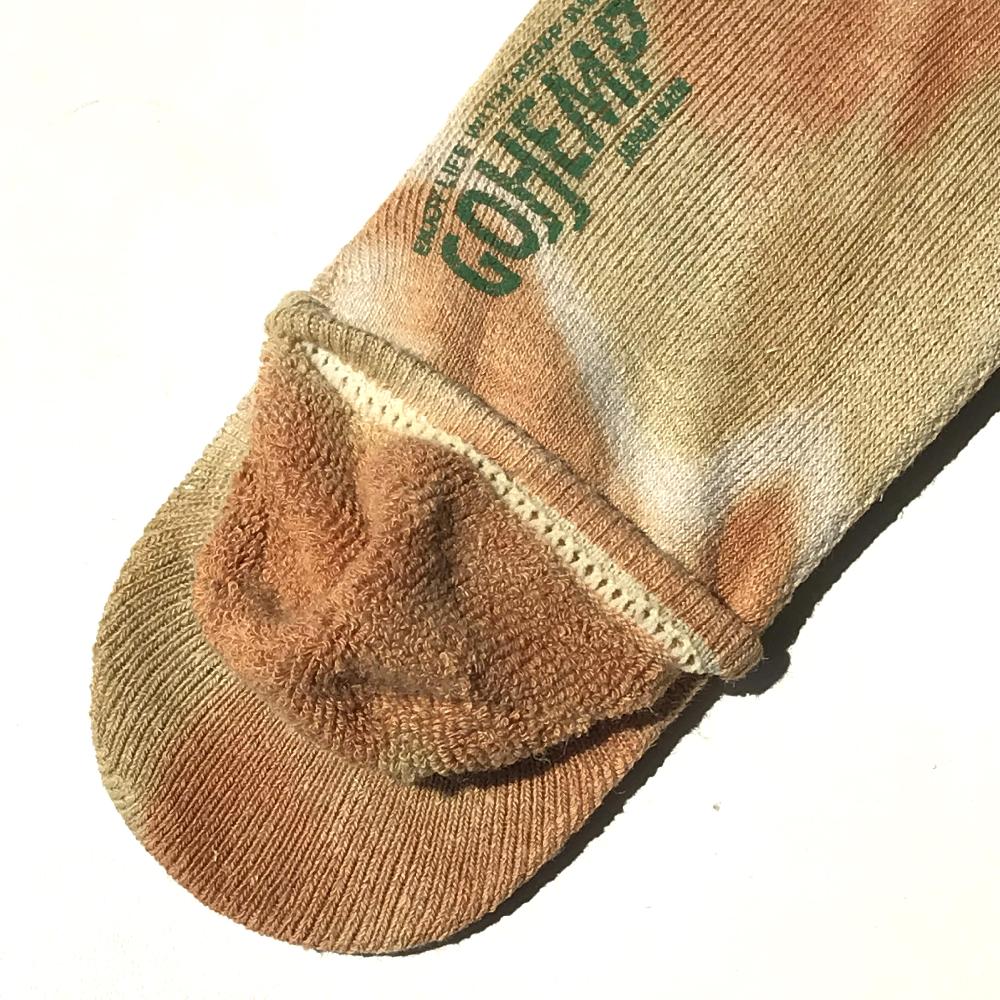 Anonymous Ism GOHEMP Tie-dye Pile Shoes-In Socks Mustard