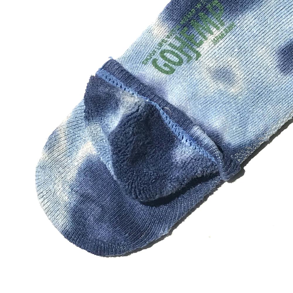 Anonymous Ism GOHEMP Tie-dye Pile Shoes-In Socks Navy