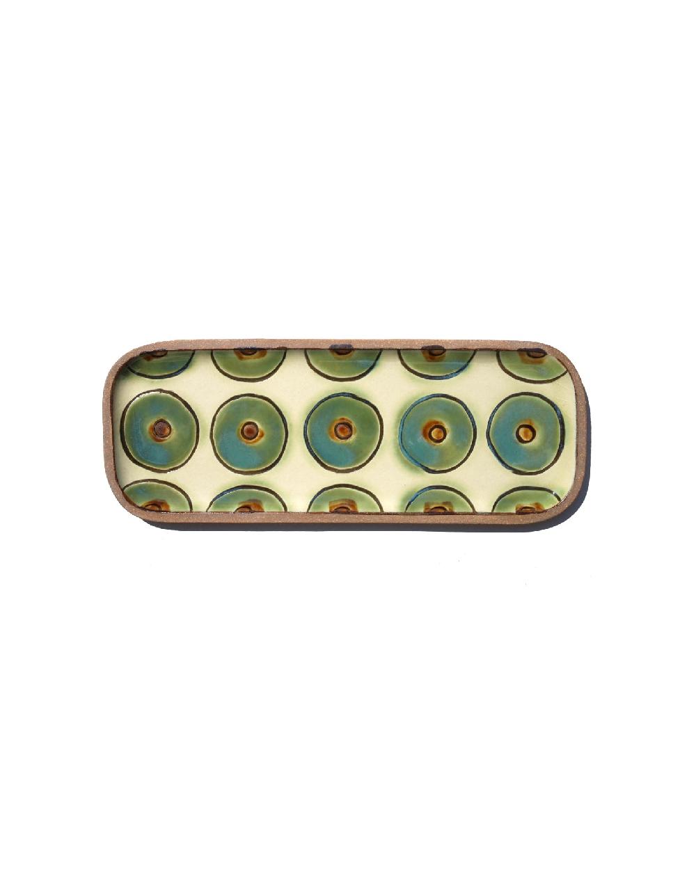 anonymous ism Issui Long Plate - Pomie Homewear-Issui Green