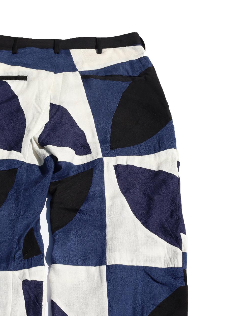 Anonymous Ism Kaleidoscope Patched Pants KHOKI Blue