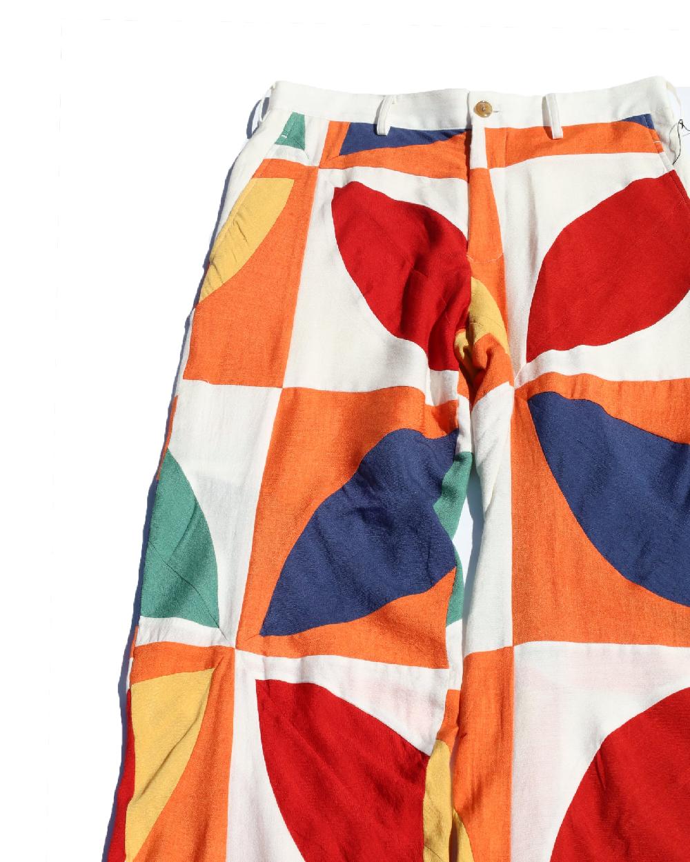 Anonymous Ism Kaleidoscope Patched Pants KHOKI Orange