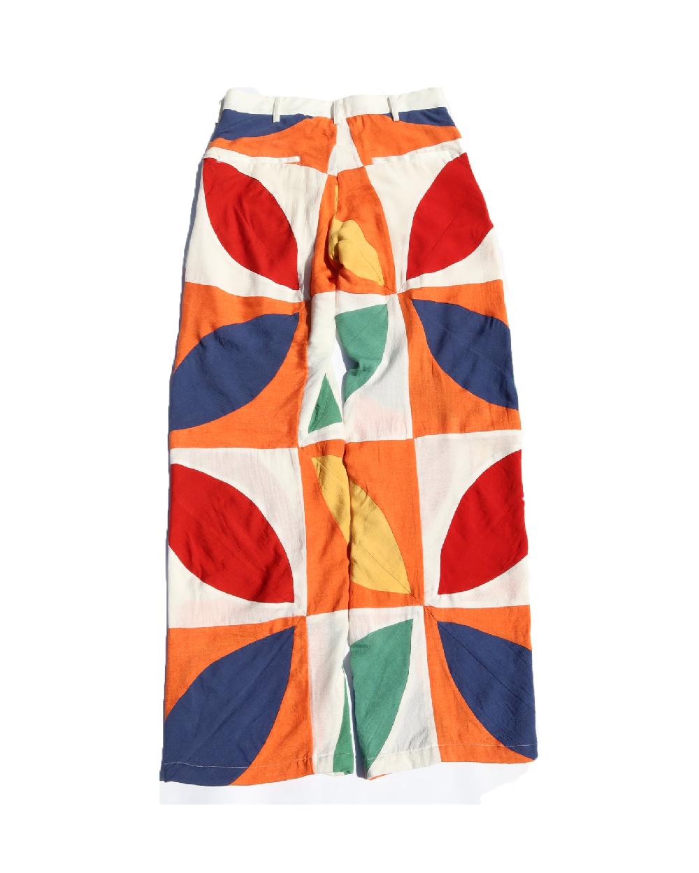 Anonymous Ism Kaleidoscope Patched Pants KHOKI Orange