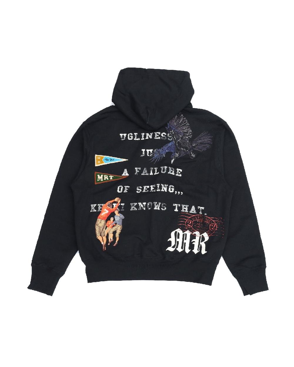 Anonymous Ism KHOKI - Multi Embroidery Hoodie KHOKI Black