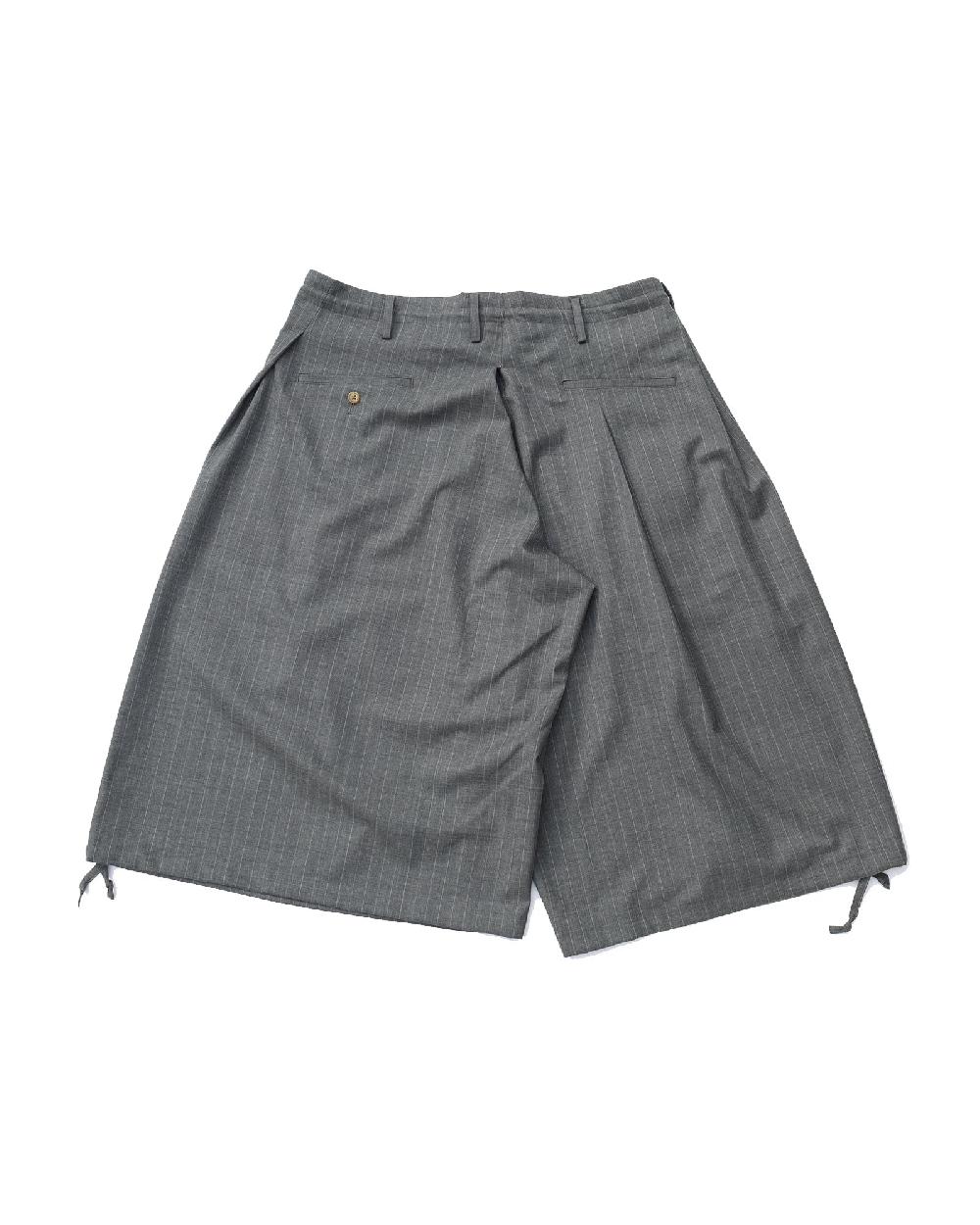 Anonymous Ism KHOKI - Wide-Leg Cropped Pants KHOKI M.Grey