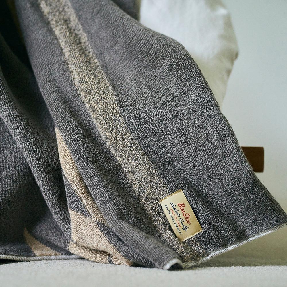 Anonymous Ism Large - Native Motif Cotton Pile Blanket - Beige Home-Basshu