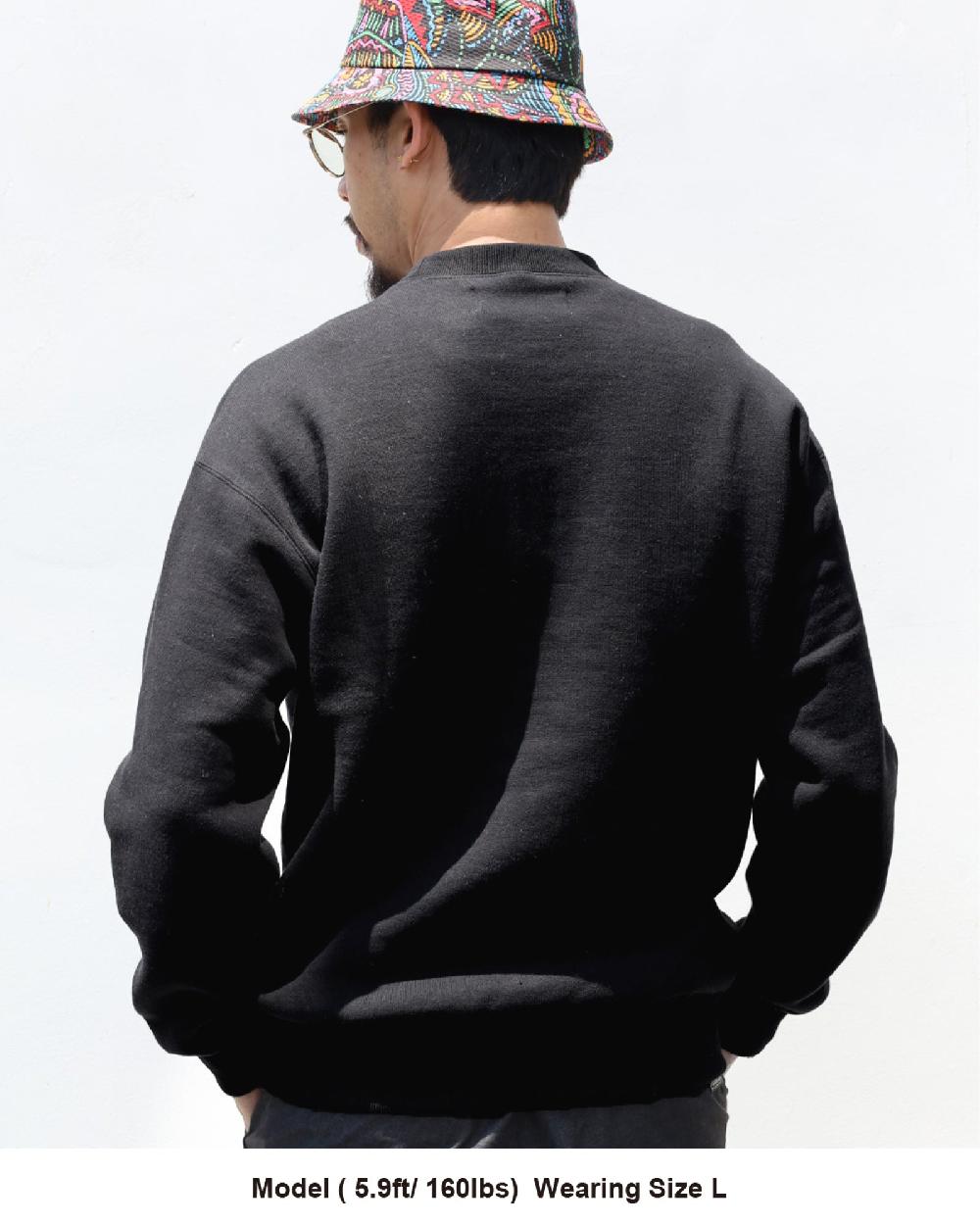 Anonymous Ism Loopwheel Crew Neck Anonymous Ism Apparel Black