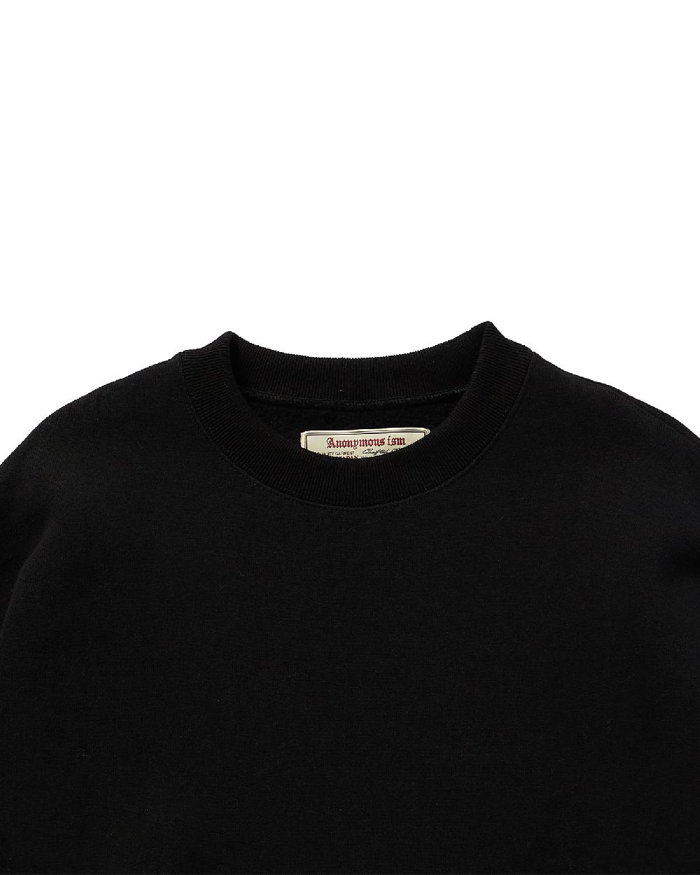 Anonymous Ism Loopwheel Crew Neck Anonymous Ism Apparel Black
