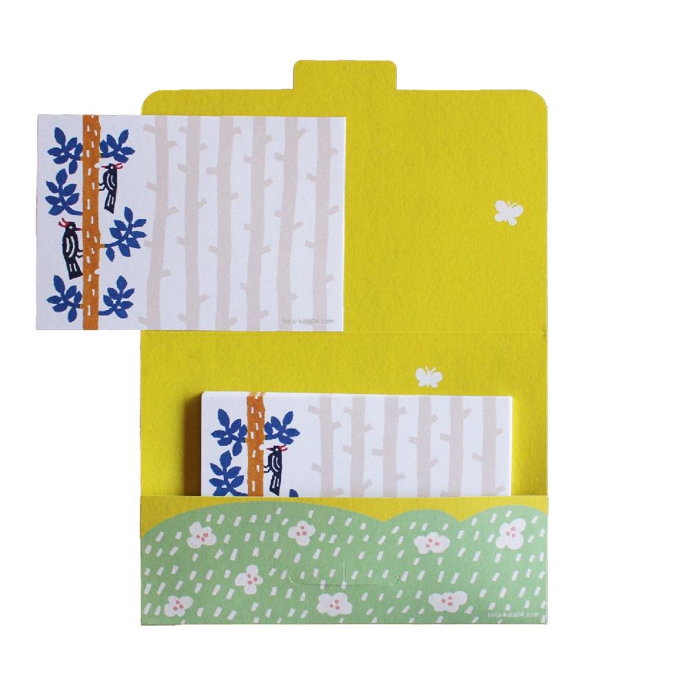 Anonymous Ism Mini Letter Sheets Homewear-Katakata Woodpecker