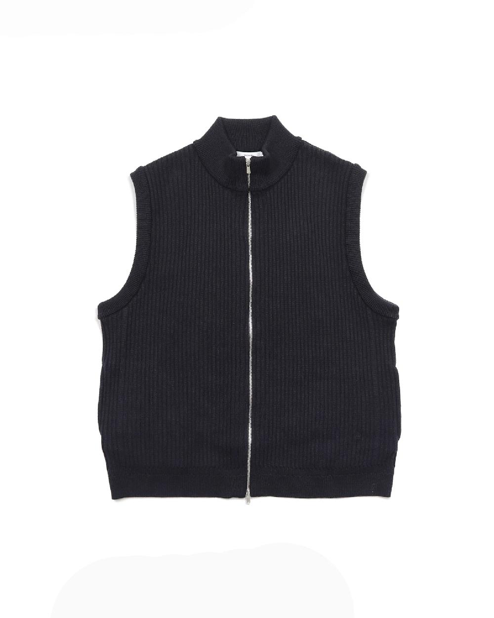 anonymous ism Mizore Drivers Knit Vest YASHIKI Black