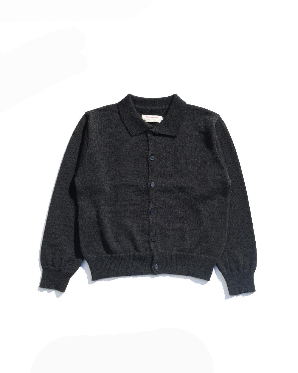 anonymous ism Mohair Polo Cardigan Anonymous Ism Apparel Black