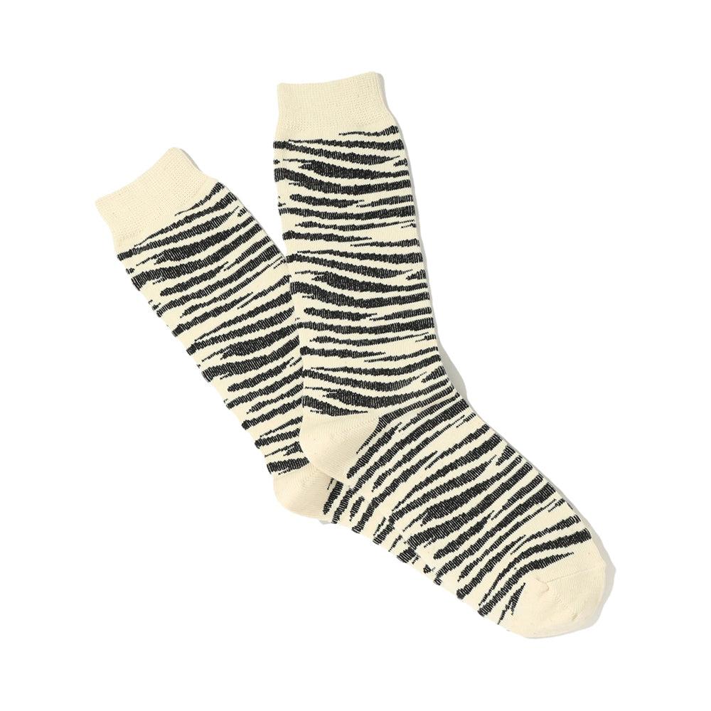 anonymous ism OC Animal pattern socks Socks Oatmeal-Zebra