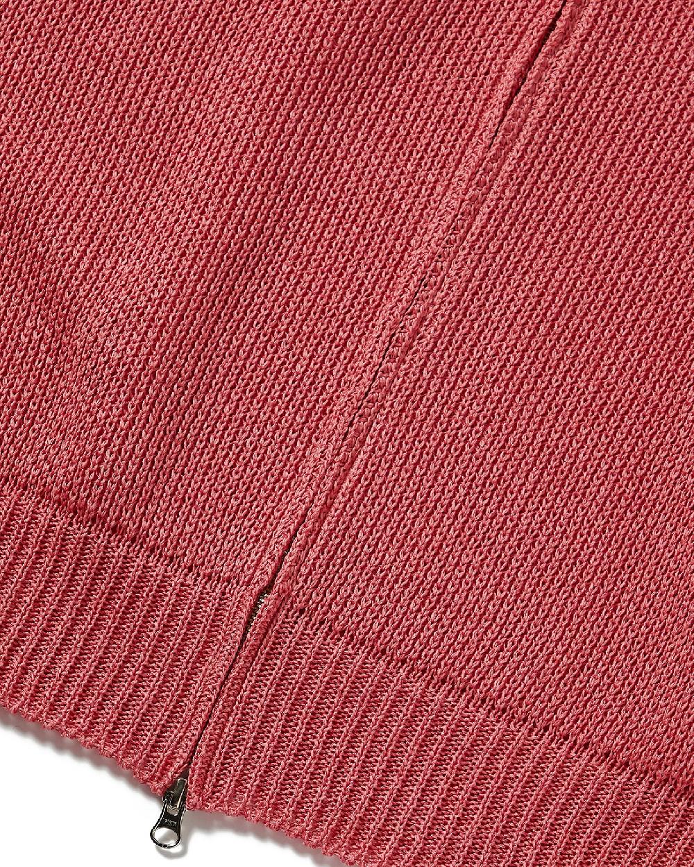 Anonymous Ism Paperyarn Zip-up Sweater Anonymous Ism Apparel Pink