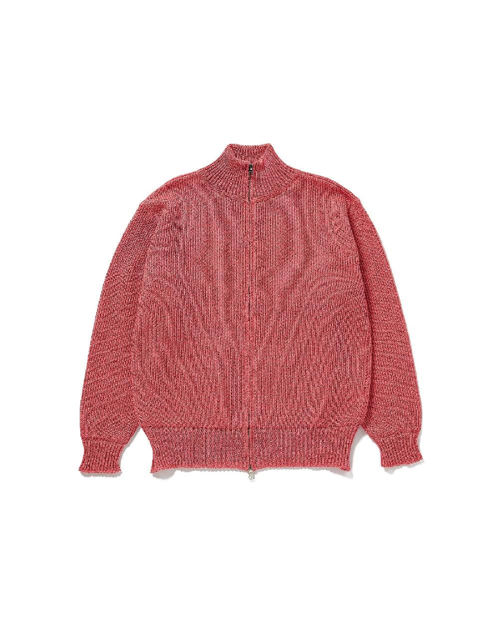 anonymous ism Paperyarn Zip-up Sweater Anonymous Ism Apparel Pink