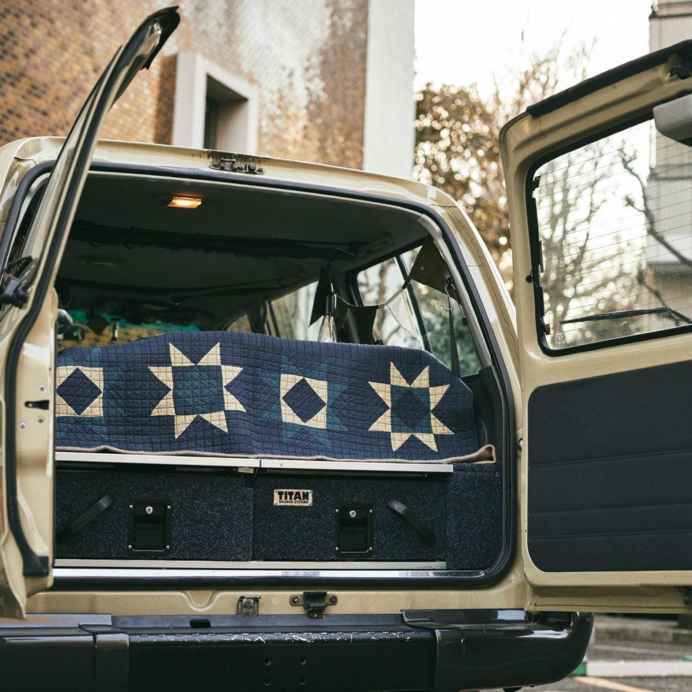 Anonymous Ism Patchwork Quilt Cover - Blue Home-Basshu