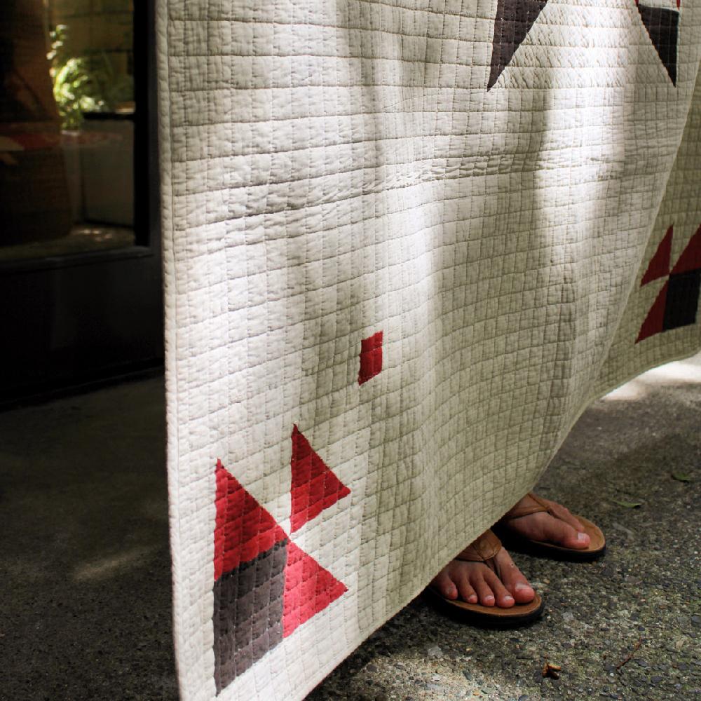 Anonymous Ism Patchwork Quilt Cover - Ivory Home-Basshu