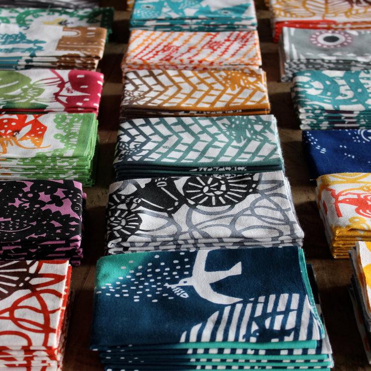 Anonymous Ism Pouring Dyed Tea Towel Homewear-Katakata Hippo