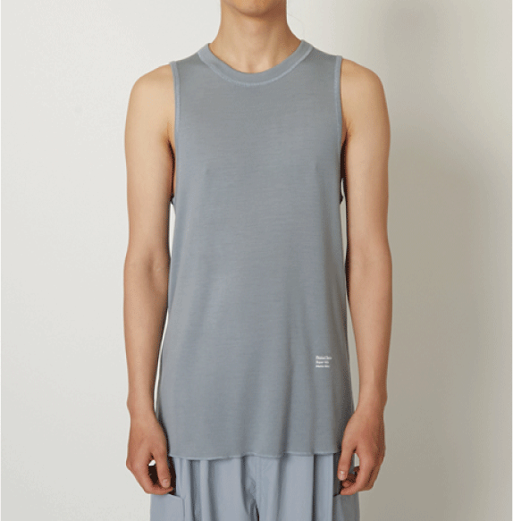 Anonymous Ism PT Super 140s Merino Tank Top P12 M.Grey