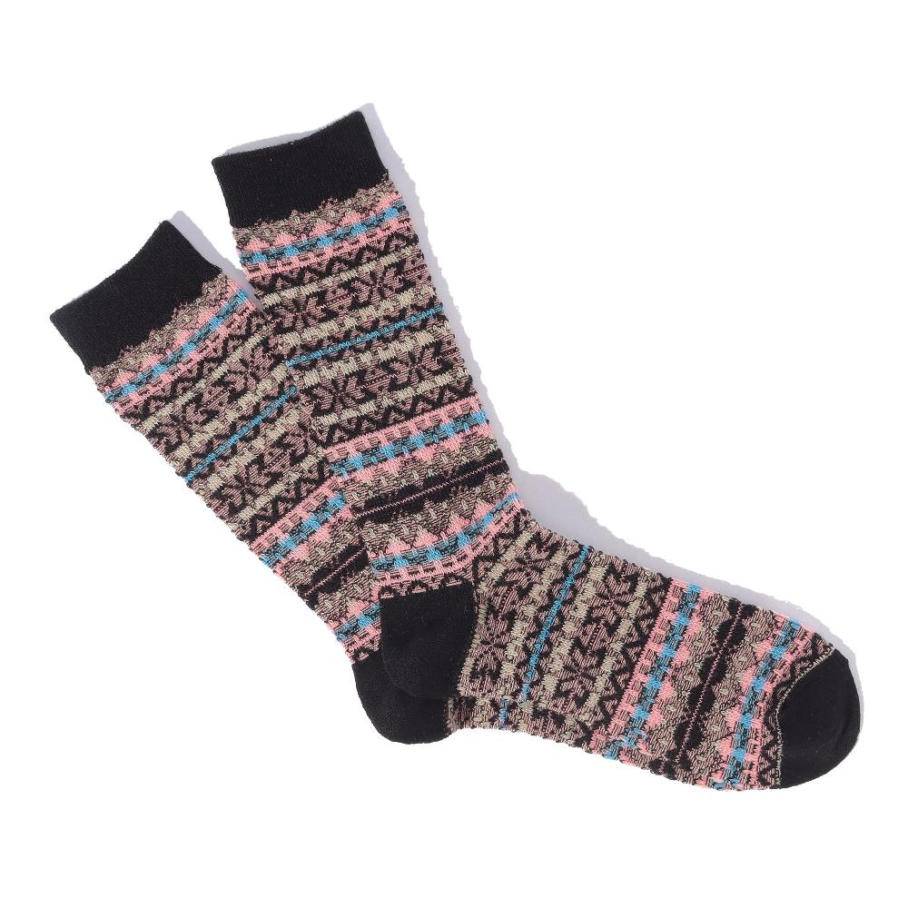 anonymous ism Reverse FailrIsle JQ Crew Socks Black