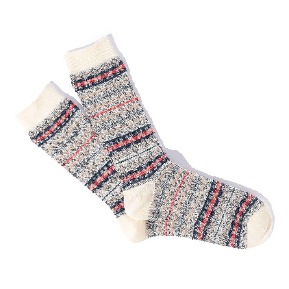 anonymous ism Reverse FailrIsle JQ Crew Socks Ivory
