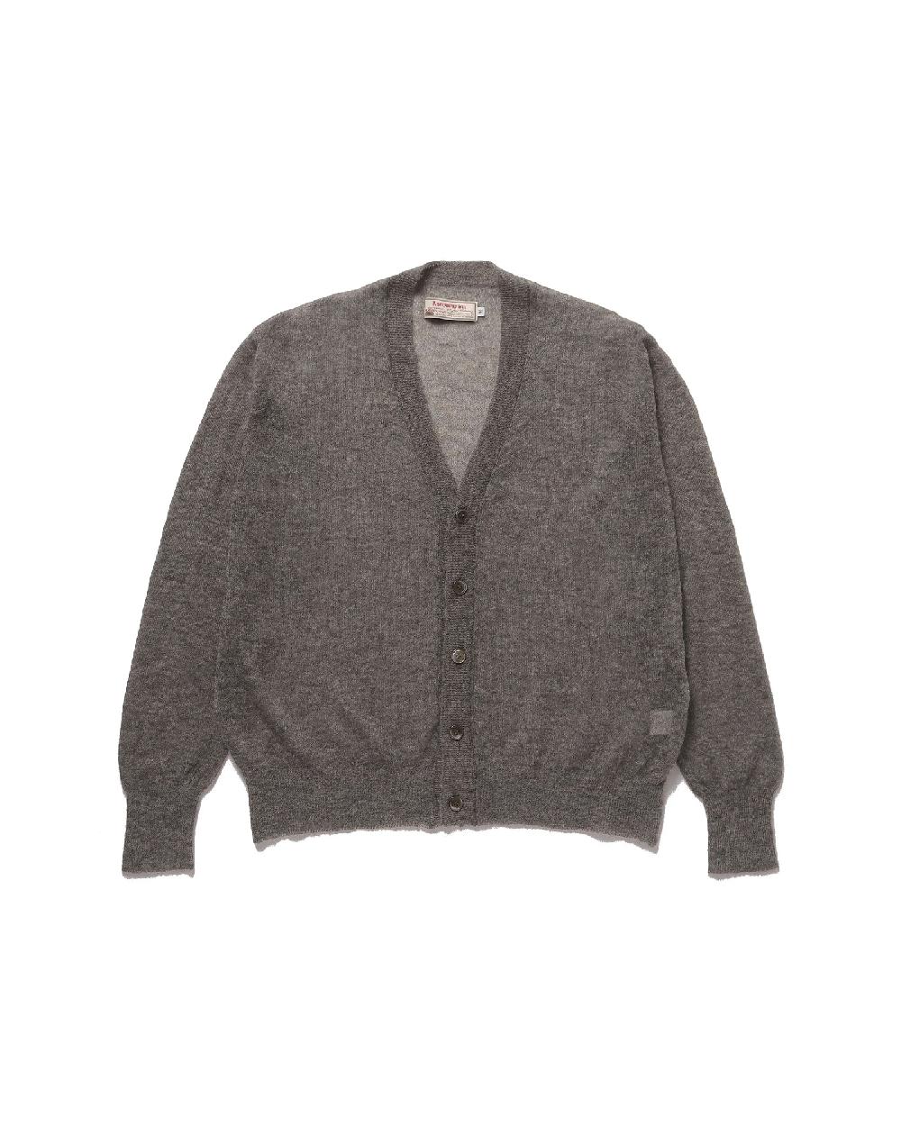 anonymous ism Sheer Mohair Cardigan Anonymous Ism Apparel Chrcoal
