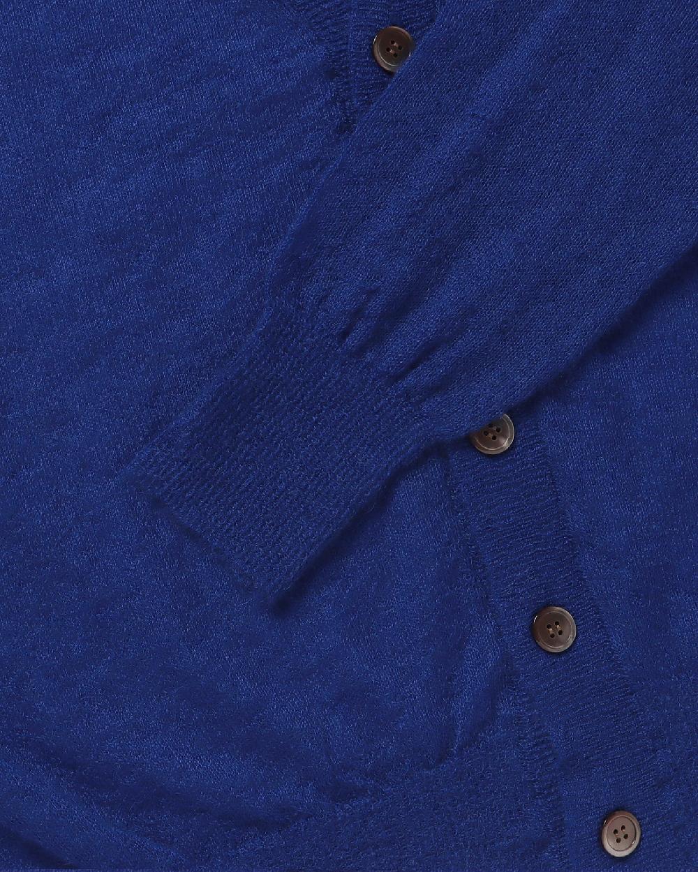 Anonymous Ism Sheer Mohair Cardigan Anonymous Ism Apparel Royal Blue