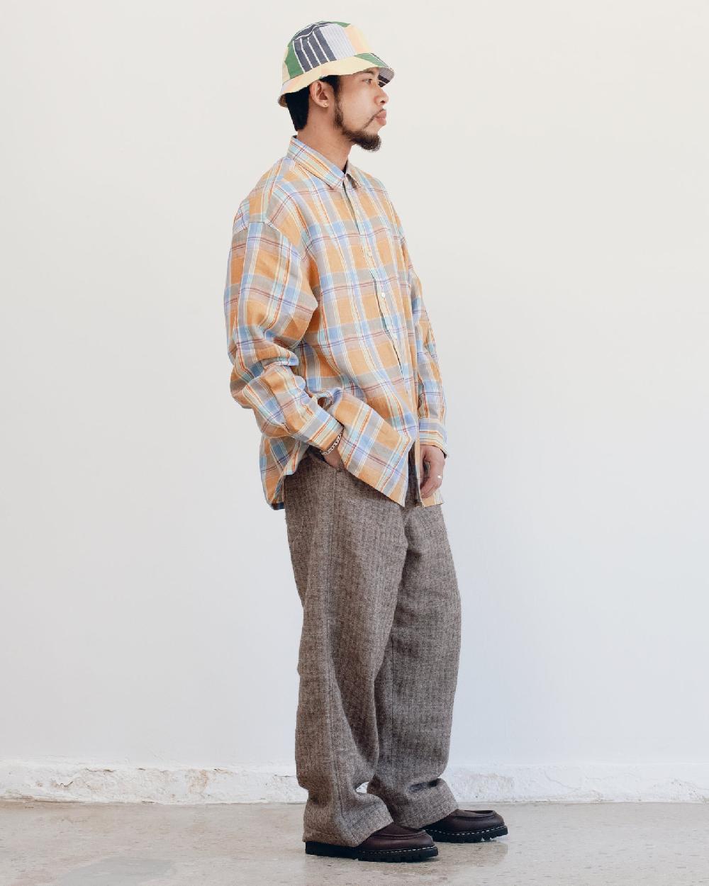 Anonymous Ism Signature Shirt - Madres Linen - Orange Anonymous Ism Apparel