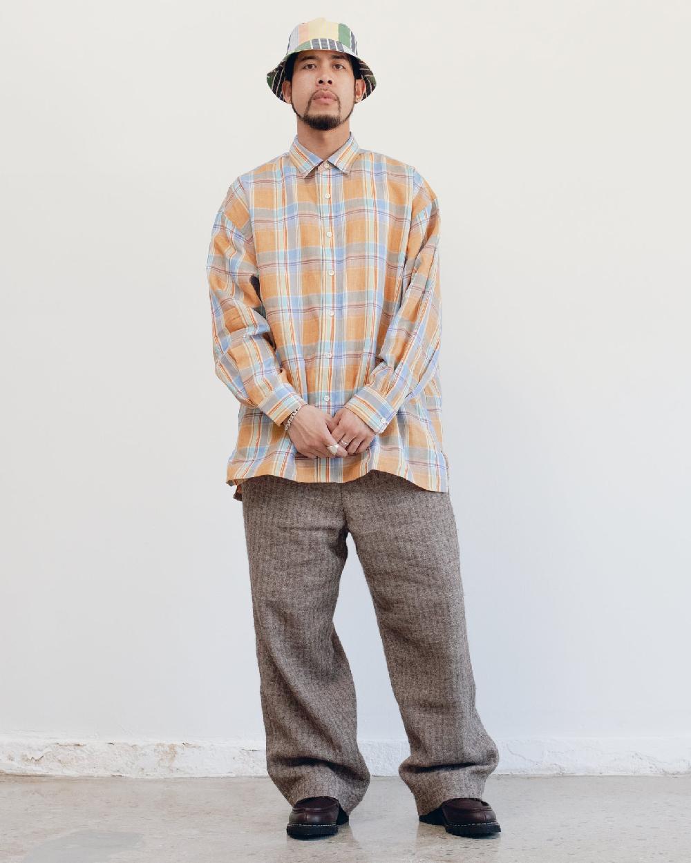 Anonymous Ism Signature Shirt - Madres Linen - Orange Anonymous Ism Apparel