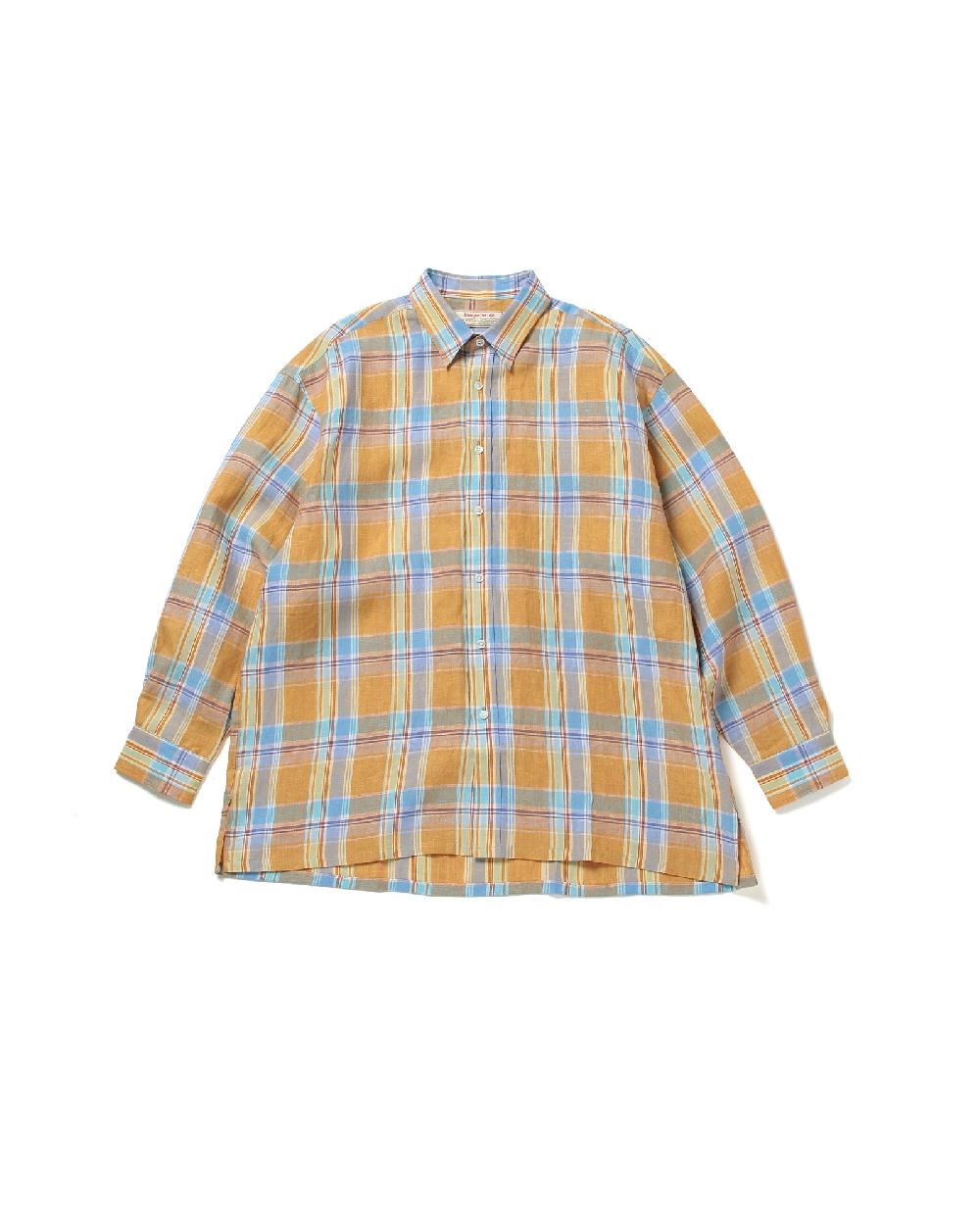 anonymous ism Signature Shirt - Madres Linen - Orange Anonymous Ism Apparel
