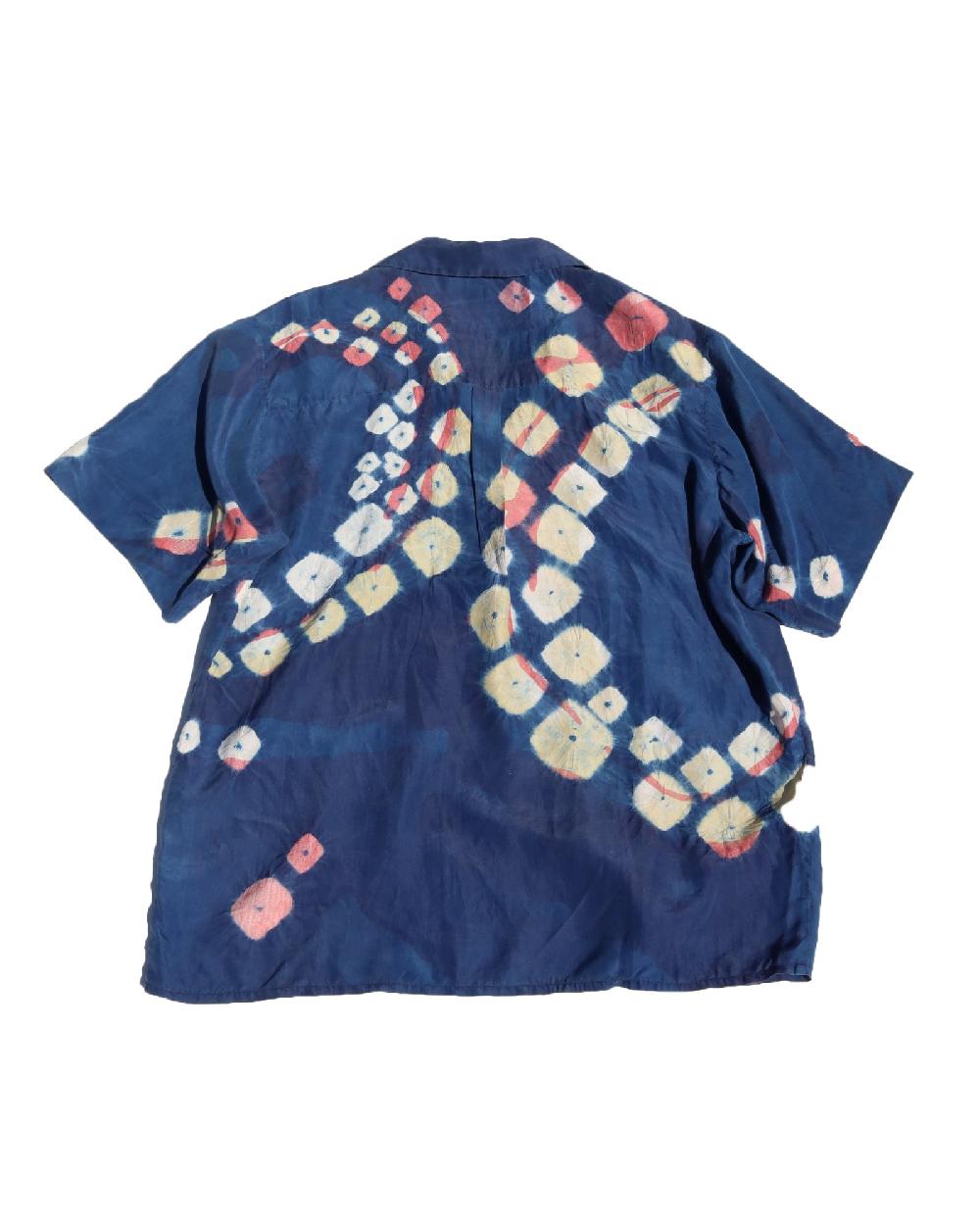 Anonymous Ism Silk Overdyed Camp Shirt Eleven Eleven Indigo