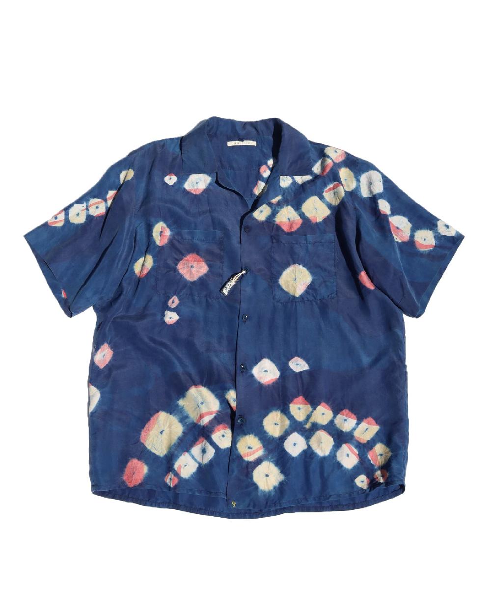 anonymous ism Silk Overdyed Camp Shirt Eleven Eleven Indigo