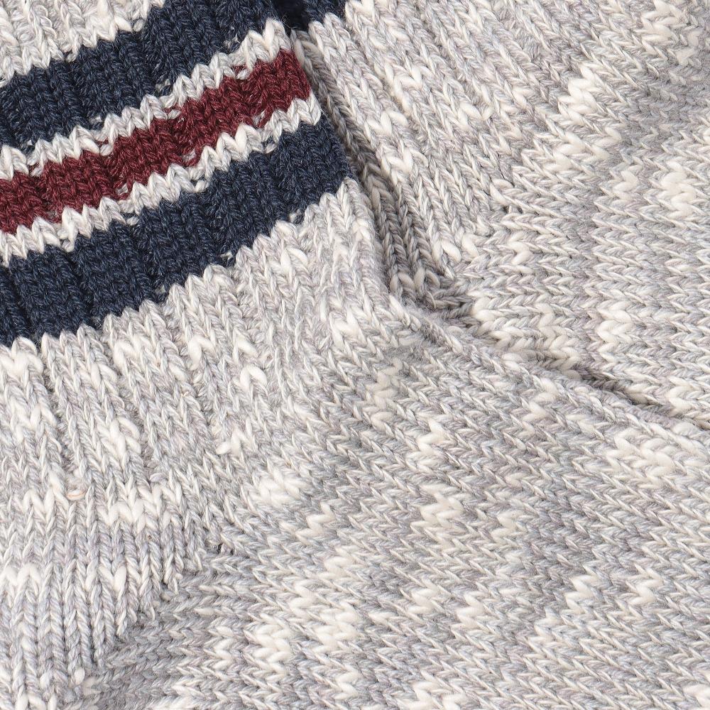 Anonymous Ism Stripes Short Slub Socks Socks M.Grey