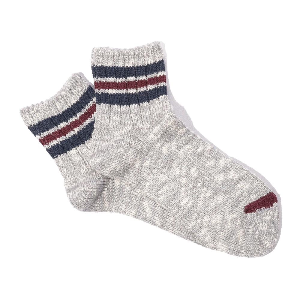 anonymous ism Stripes short slub socks Socks M.Grey