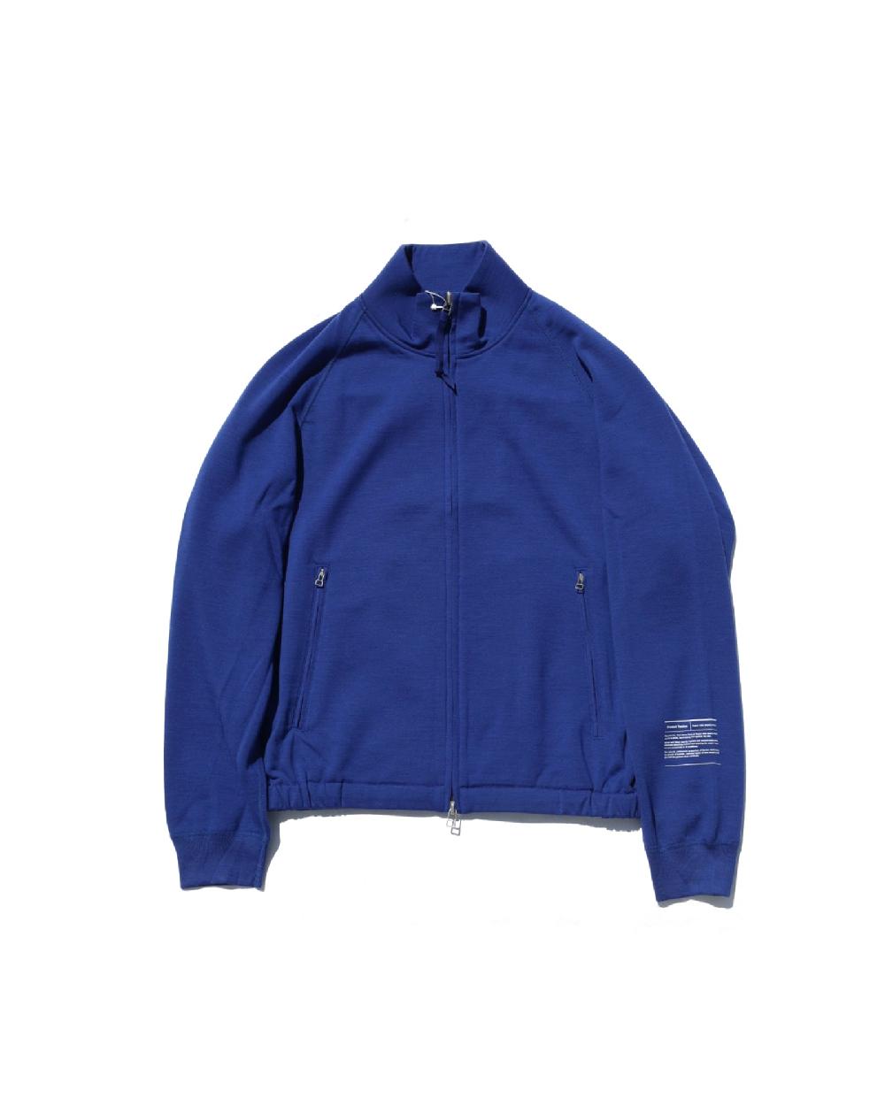 anonymous ism Super 140s Merino Wool Zip Up Sweat P12 Blue