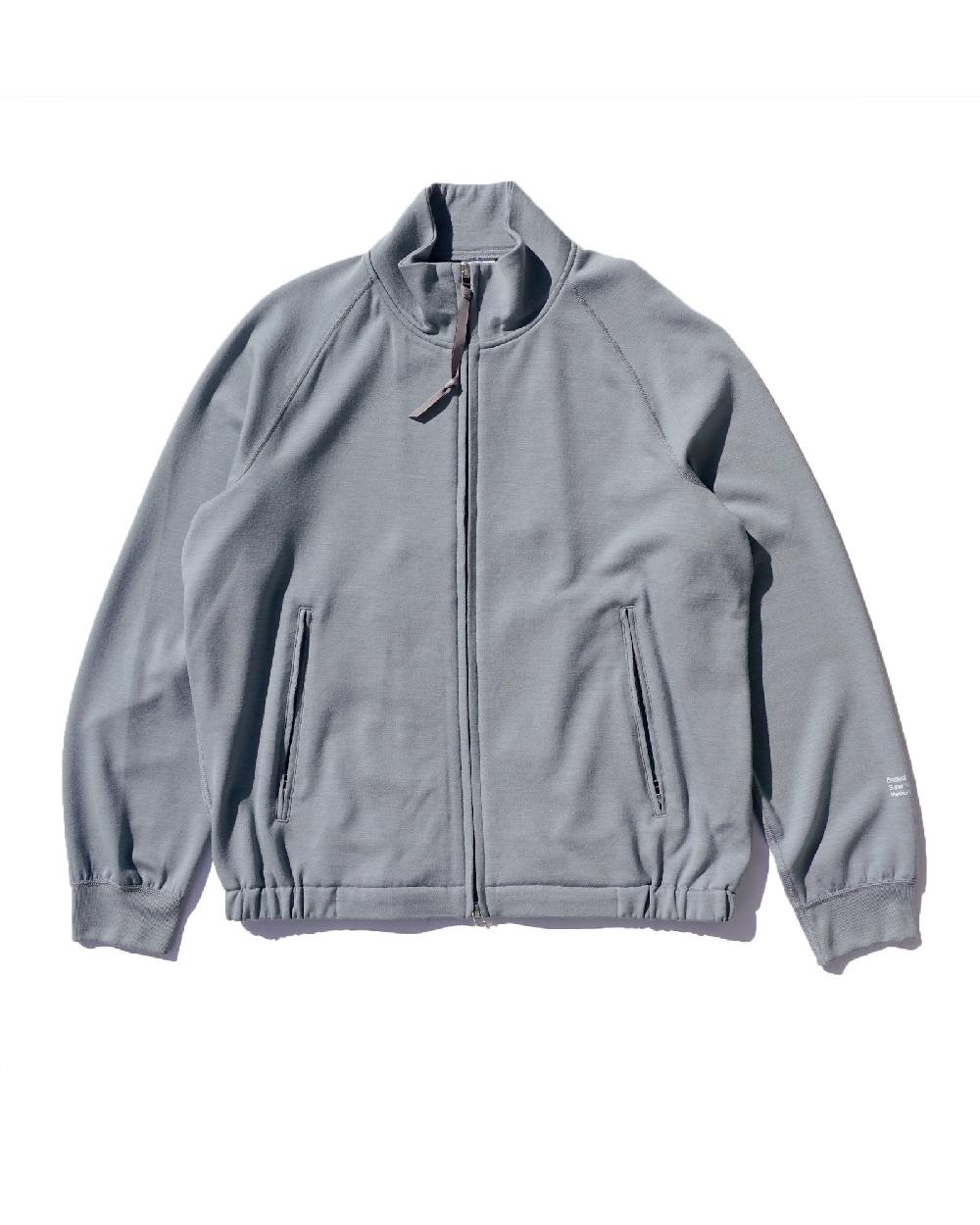 anonymous ism Super 140s Merino Wool Zip Up Sweat P12 M.Grey