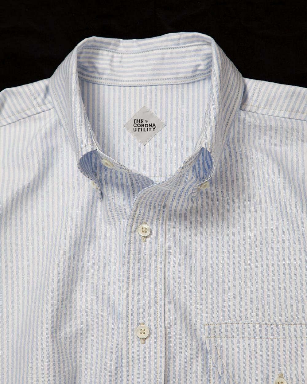 Anonymous Ism TREK TRAVELER SHIRT Corona Oxford Stripe