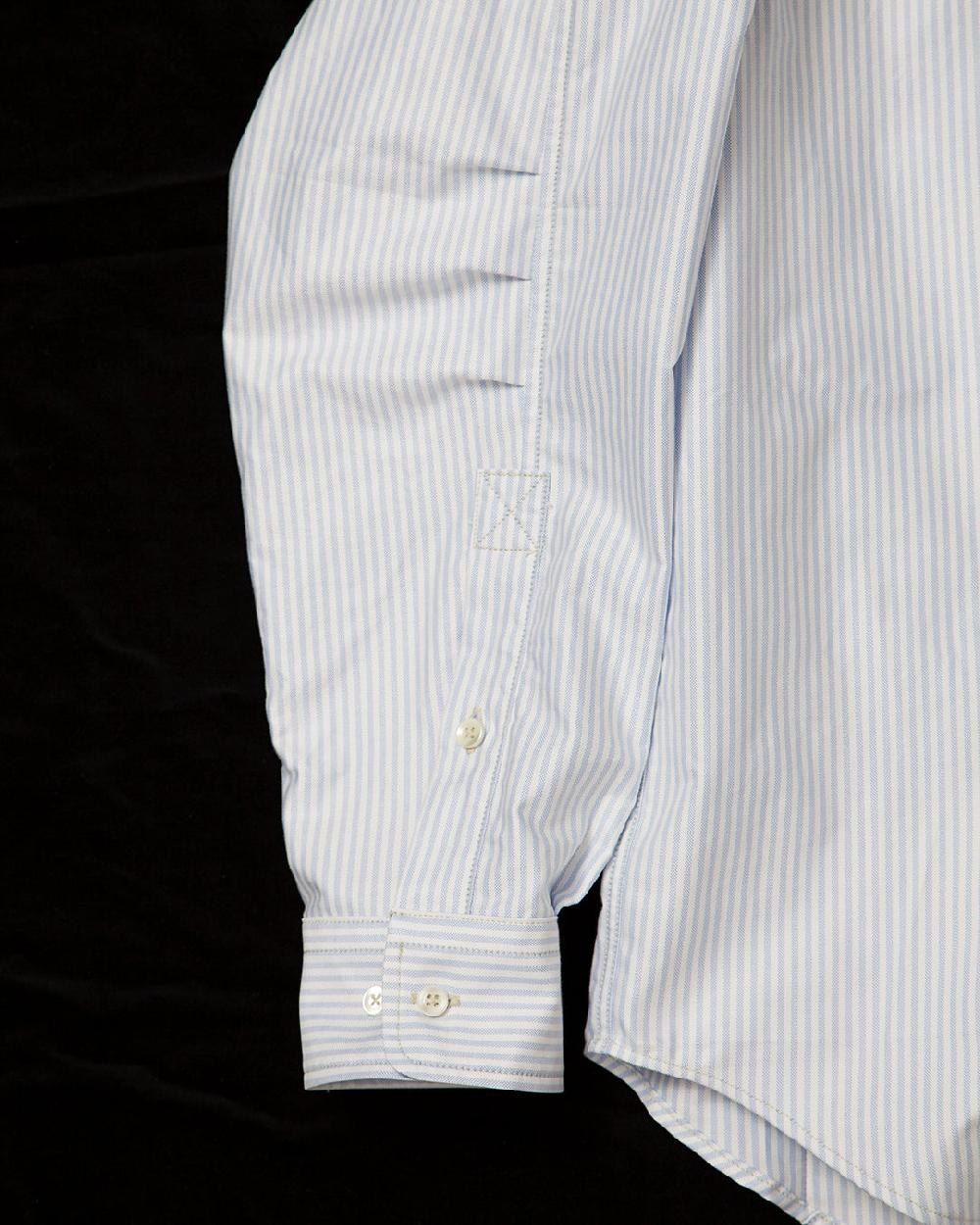 Anonymous Ism TREK TRAVELER SHIRT Corona Oxford Stripe