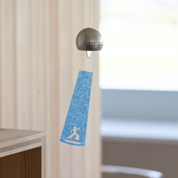 anonymous ism WIND CHIME -Mirror Ball Homeware-Nousaku Silver