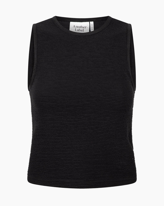 Another Label Abelia Top Black