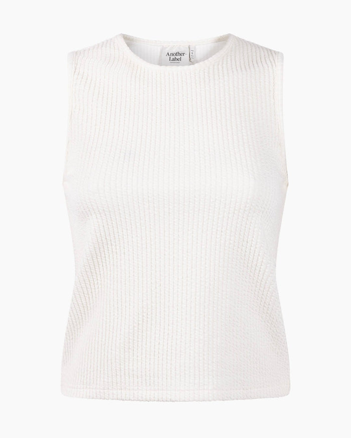 Another Label Abelia Top Off-white