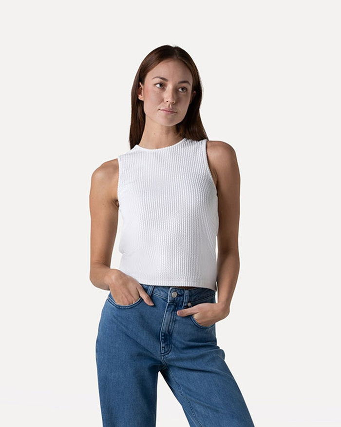 another label Abelia top Off-white