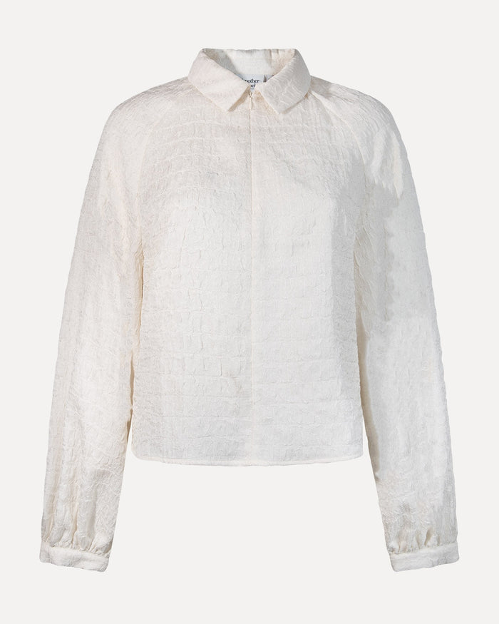 Another Label Agnes Top Egg White