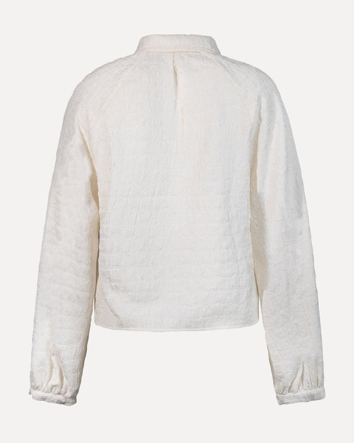 Another Label Agnes Top Egg White