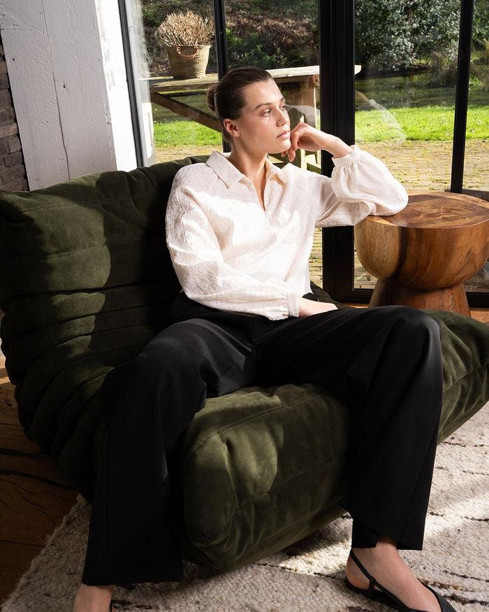 another label Agnes Top Egg White