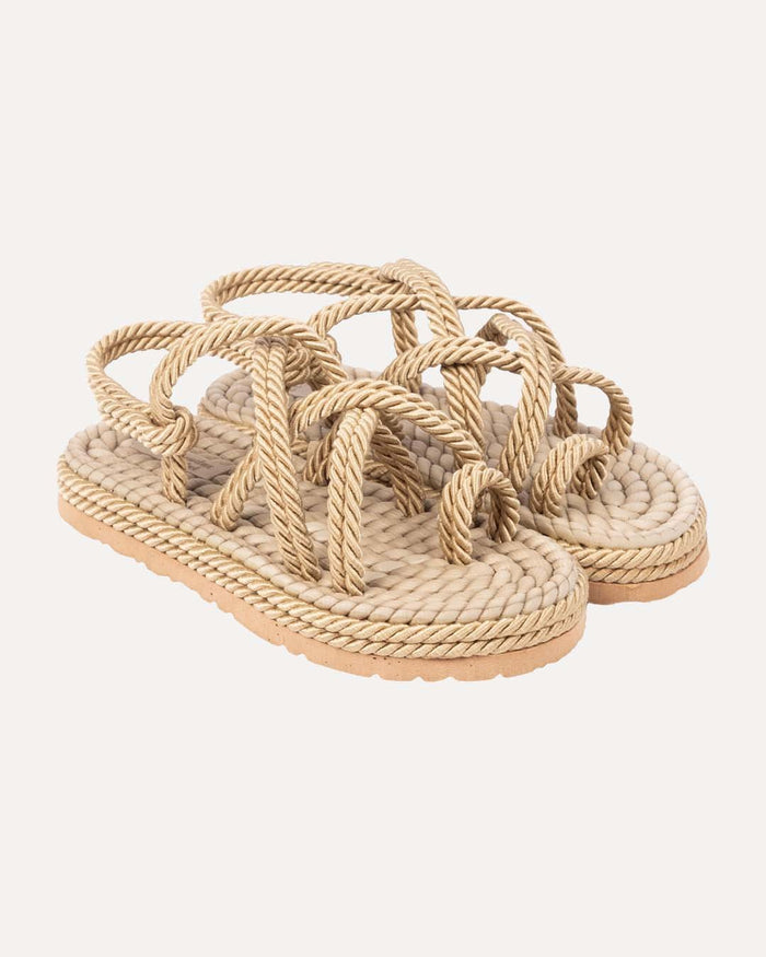 Another Label Amara Rope Sandal Black