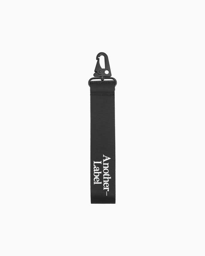 another label Another key lanyard Black